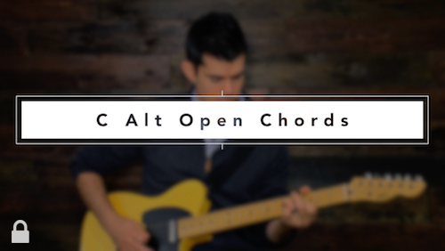 C Alt Open Chords