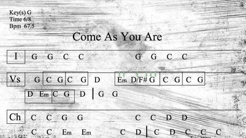 Come As You Are Chart